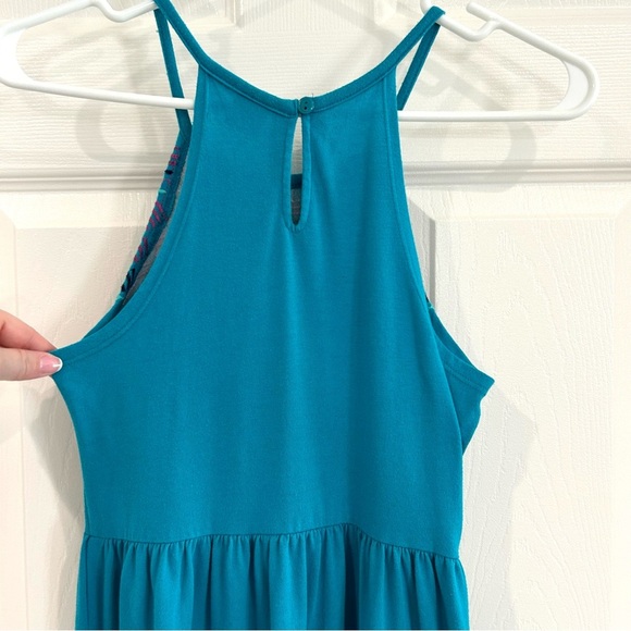 Gymboree Girl Maxi Dress 10/12 Large Embroidered Sleeveless Halter Keyhole Boho - Picture 7 of 12